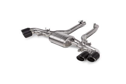 Akrapovic F95 X5M / F96 X6M Titanium Slip-On Performance Exhaust-Exhaust-Silicon Valley Bimmer