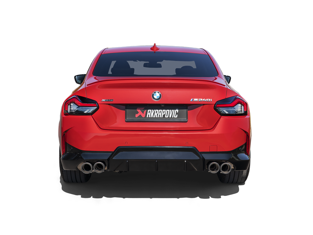 Akrapovic G42 M240i Titanium Exhaust - Slip-On Line-Exterior-Silicon Valley Bimmer