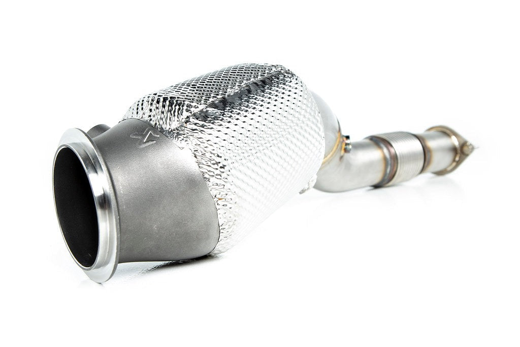 Akrapovic G8X M2 / M3 / M4 Stainless Downpipe Set - Catted-Exhaust-Silicon Valley Bimmer