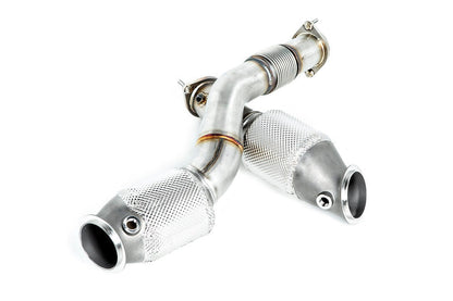 Akrapovic G8X M2 / M3 / M4 Stainless Downpipe Set - Catted-Exhaust-Silicon Valley Bimmer
