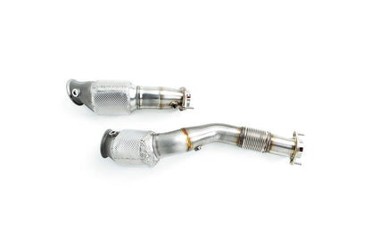 Akrapovic G8X M2 / M3 / M4 Stainless Downpipe Set - Catted-Exhaust-Silicon Valley Bimmer