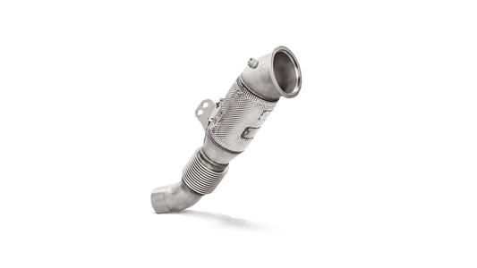 Akrapovic Supra A90 Stainless Downpipe - Catted-Exhaust-Silicon Valley Bimmer