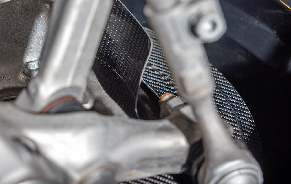 Alpha N G8X M3 / M4 Carbon Brake Duct Shield Set-Brakes-Silicon Valley Bimmer