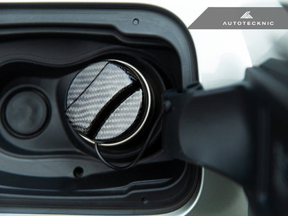 AutoTecknic Dry Carbon Competition Fuel Cap Cover-Exterior-Silicon Valley Bimmer