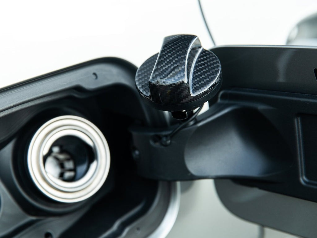 AutoTecknic Dry Carbon Competition Fuel Cap Cover-Exterior-Silicon Valley Bimmer