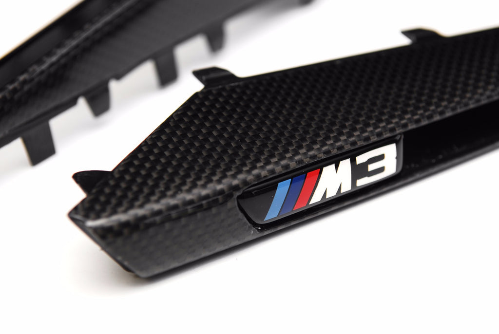 AutoTecknic E9X M3 Carbon Fiber Side Marker Set-Exterior-Silicon Valley Bimmer