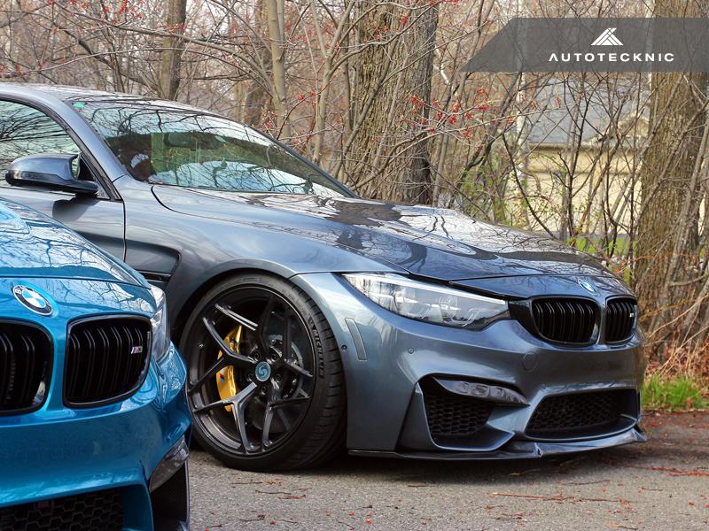 AutoTecknic F8X M3 / M4 - Carbon Competition Front Aero Lip-Exterior-Silicon Valley Bimmer