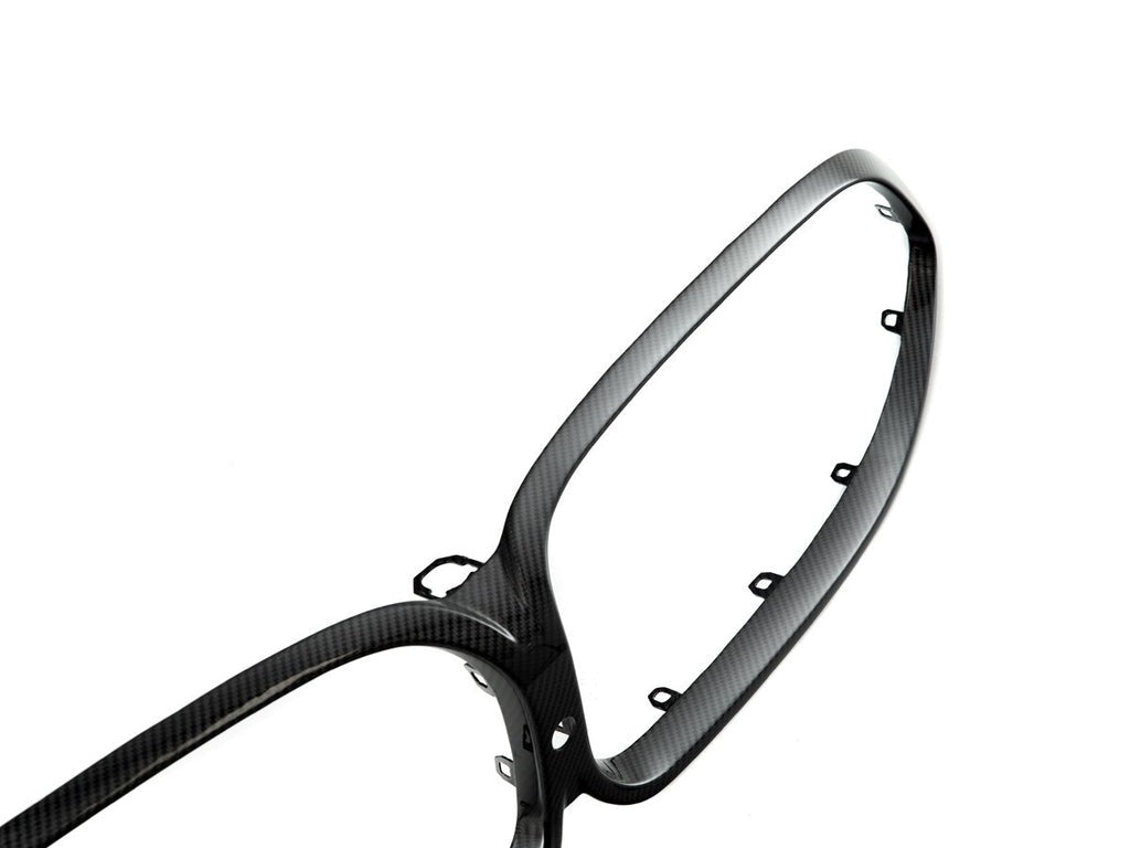 AutoTecknic F91 / F92 / F93 M8 Dry Carbon Front Grille Surrounds-Exterior-Silicon Valley Bimmer