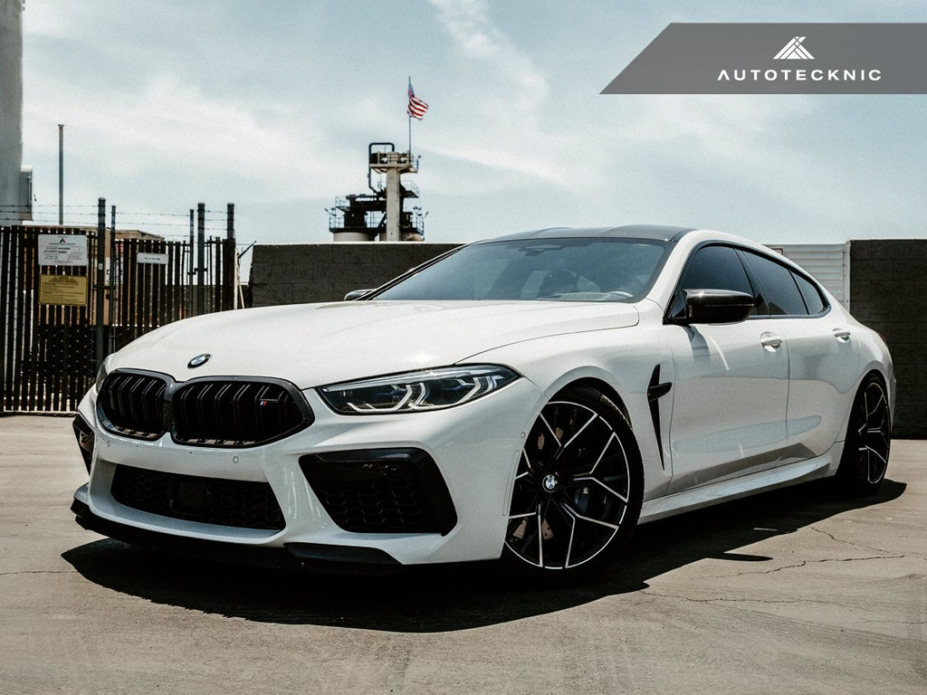 AutoTecknic F91 / F92 / F93 M8 Dry Carbon Front Grille Surrounds-Exterior-Silicon Valley Bimmer
