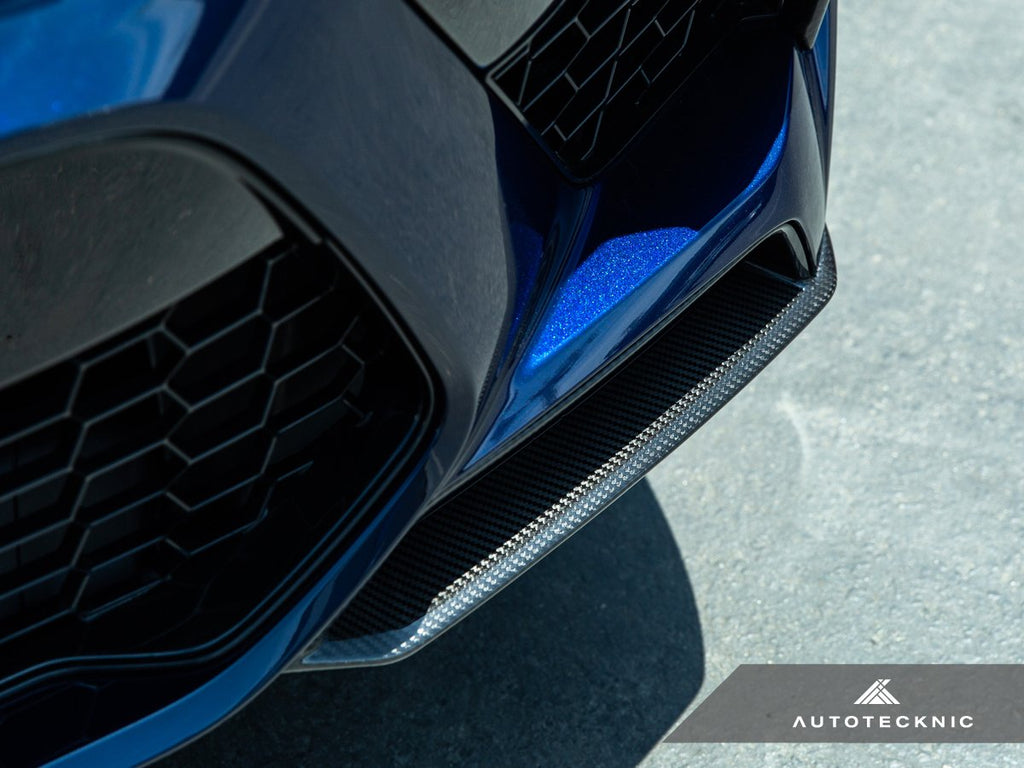 AutoTecknic F95 X5M Pre-LCI Performance Dry Carbon Front Splitter Set-Exterior-Silicon Valley Bimmer