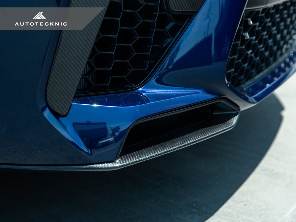 AutoTecknic F95 X5M Pre-LCI Performance Dry Carbon Front Splitter Set-Exterior-Silicon Valley Bimmer