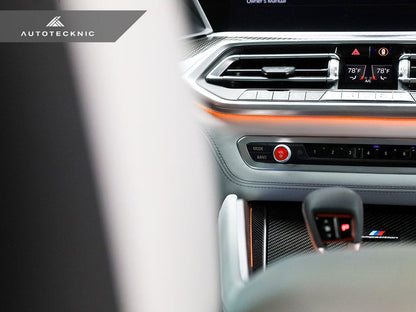 AutoTecknic G-Chassis Red Audio Volume Button-Interior-Silicon Valley Bimmer