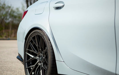 AutoTecknic G80 M3 Carbon Rear Wheel Arch Extension Set-Exterior-Silicon Valley Bimmer