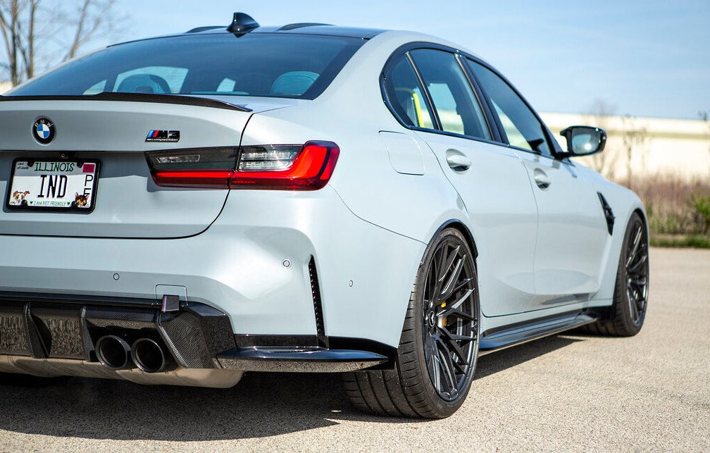 AutoTecknic G80 M3 Carbon Rear Wheel Arch Extension Set-Exterior-Silicon Valley Bimmer