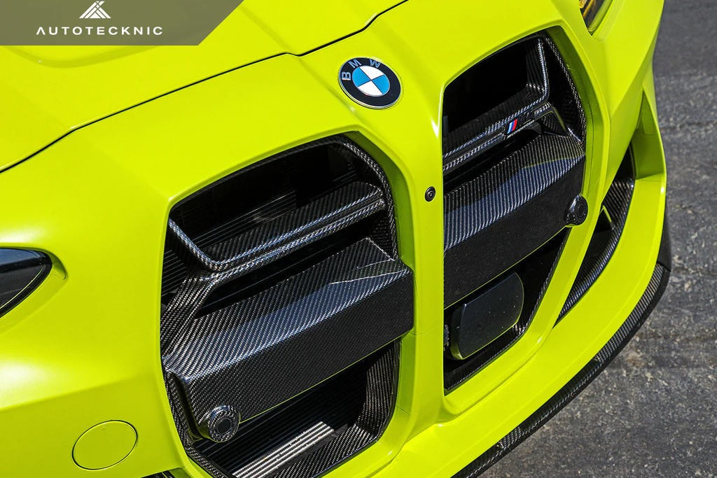 AutoTecknic G8X M3 / M4 Dry Carbon Competizione GT4 Front Grille-Exterior-Silicon Valley Bimmer