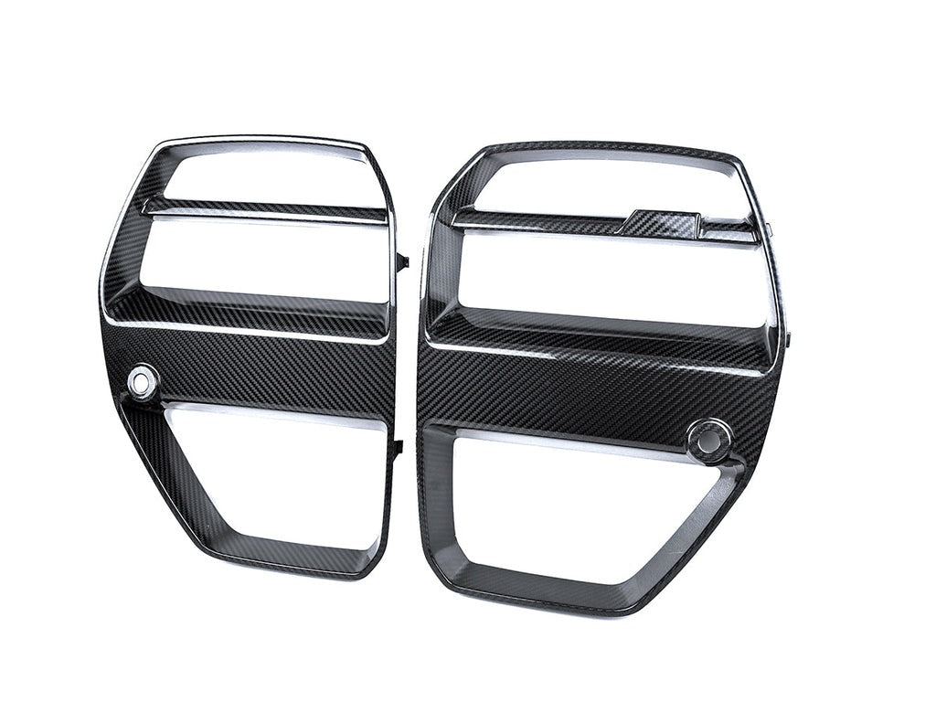 AutoTecknic G8X M3 / M4 Dry Carbon Motorsport V1 Front Grille-Exterior-Silicon Valley Bimmer
