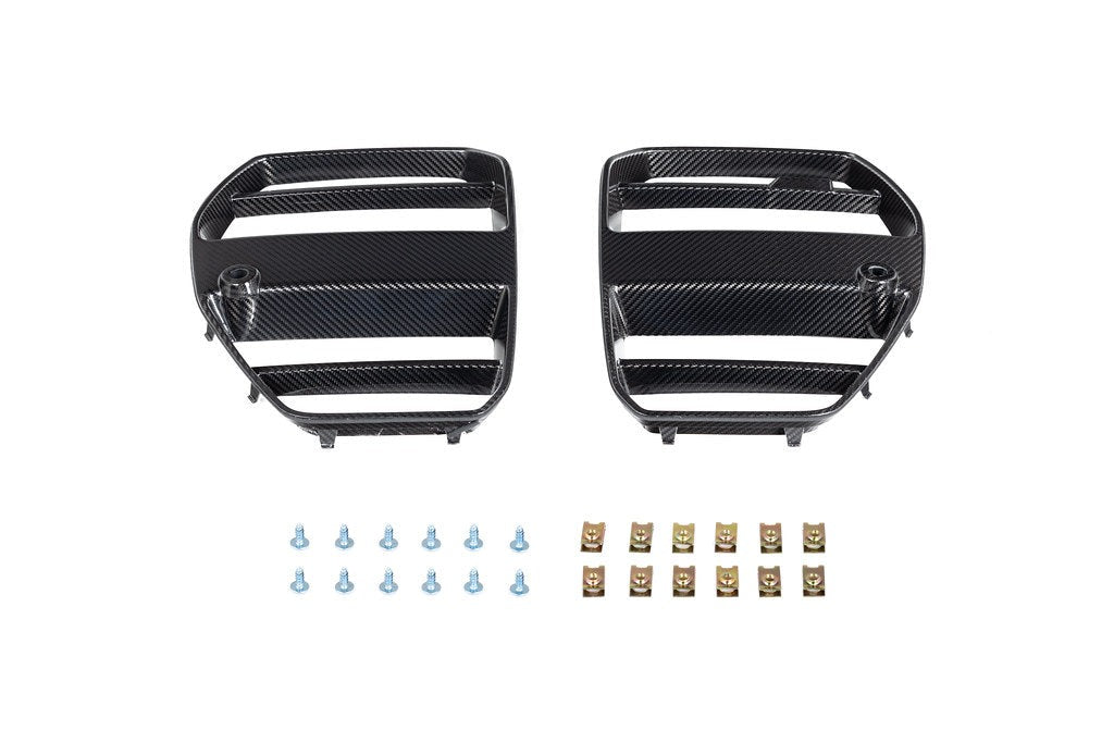 AutoTecknic G8X M3 / M4 Dry Carbon Podium V1 Front Grille-Exterior-Silicon Valley Bimmer