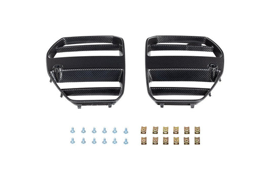 AutoTecknic G8X M3 / M4 Dry Carbon Podium V1 Front Grille-Exterior-Silicon Valley Bimmer