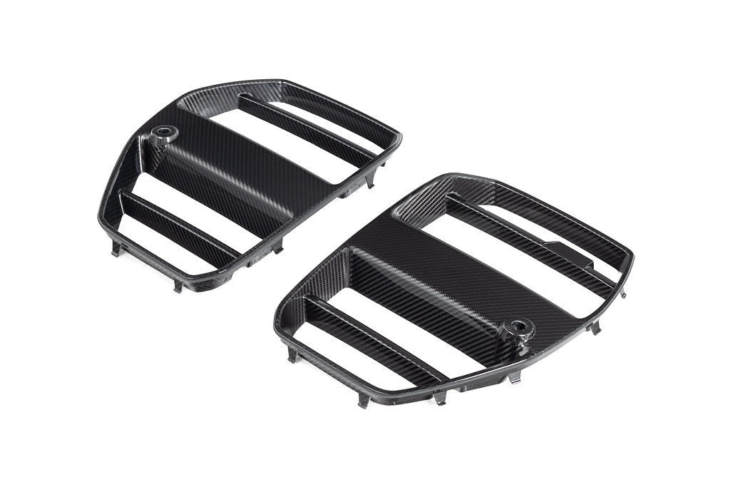 AutoTecknic G8X M3 / M4 Dry Carbon Podium V1 Front Grille-Exterior-Silicon Valley Bimmer