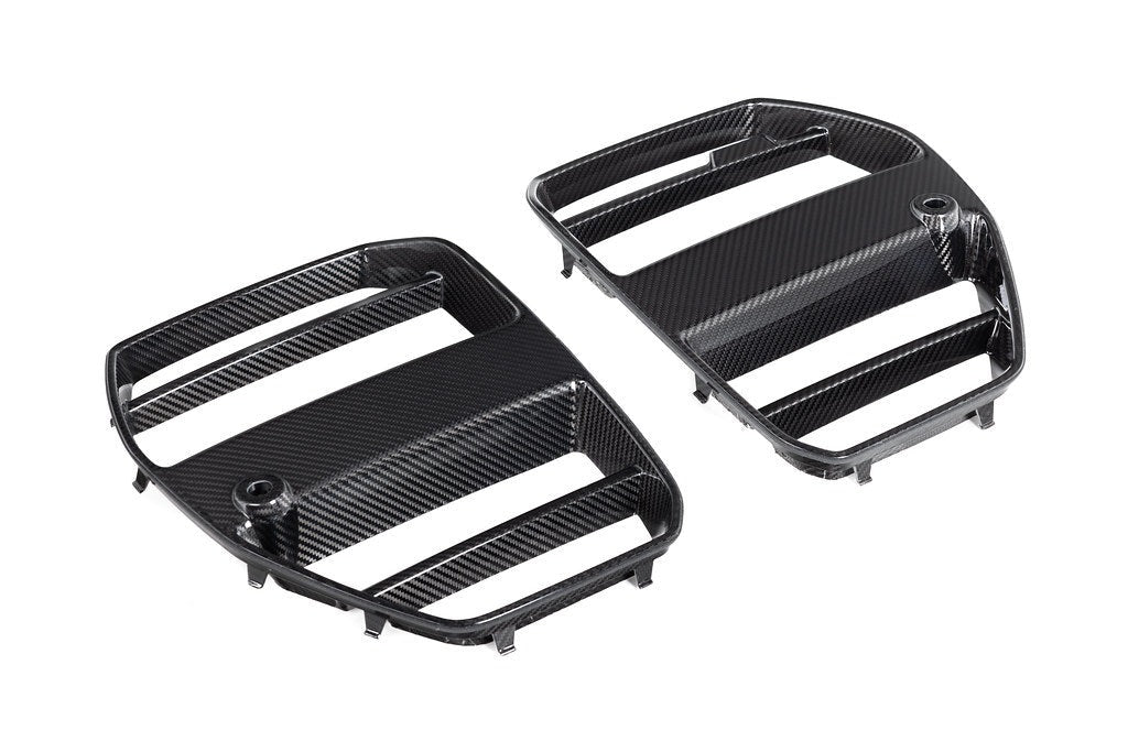 AutoTecknic G8X M3 / M4 Dry Carbon Podium V1 Front Grille-Exterior-Silicon Valley Bimmer