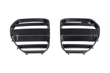 AutoTecknic G8X M3 / M4 Dry Carbon Podium V1 Front Grille-Exterior-Silicon Valley Bimmer