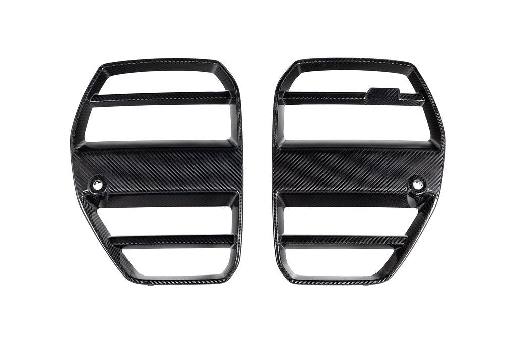 AutoTecknic G8X M3 / M4 Dry Carbon Podium V1 Front Grille-Exterior-Silicon Valley Bimmer