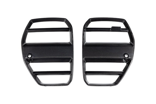 AutoTecknic G8X M3 / M4 Dry Carbon Podium V1 Front Grille-Exterior-Silicon Valley Bimmer
