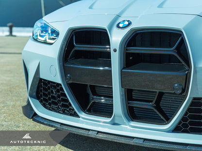 AutoTecknic G8X M3 / M4 Gloss Black Competizione Sport Front Grille-Exterior-Silicon Valley Bimmer