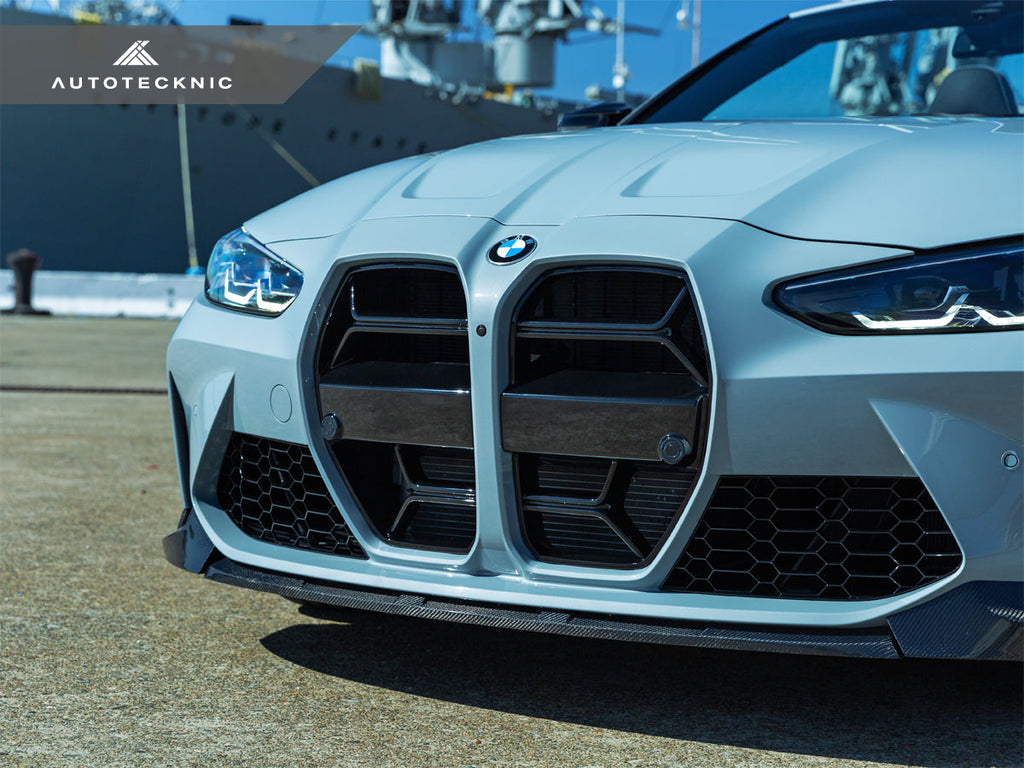 AutoTecknic G8X M3 / M4 Gloss Black Competizione Sport Front Grille-Exterior-Silicon Valley Bimmer