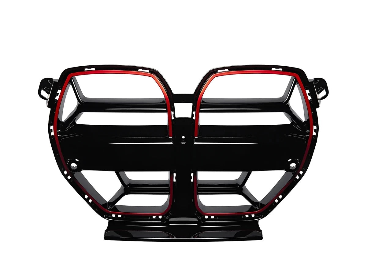 Autotecknic Competition Sport Redline Front Grille - G80 M3 | G82/ G83 M4-Exterior-Silicon Valley Bimmer