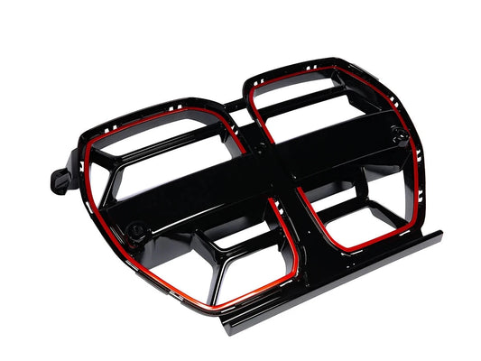 Autotecknic Competition Sport Redline Front Grille - G80 M3 | G82/ G83 M4-Exterior-Silicon Valley Bimmer