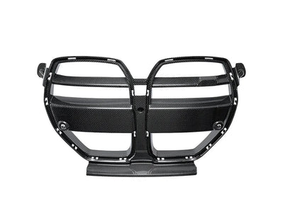 Autotecknic Dry Carbon Motorsport V2 Front Grille - G80 M3 G82 G83 M4-Exterior-Silicon Valley Bimmer