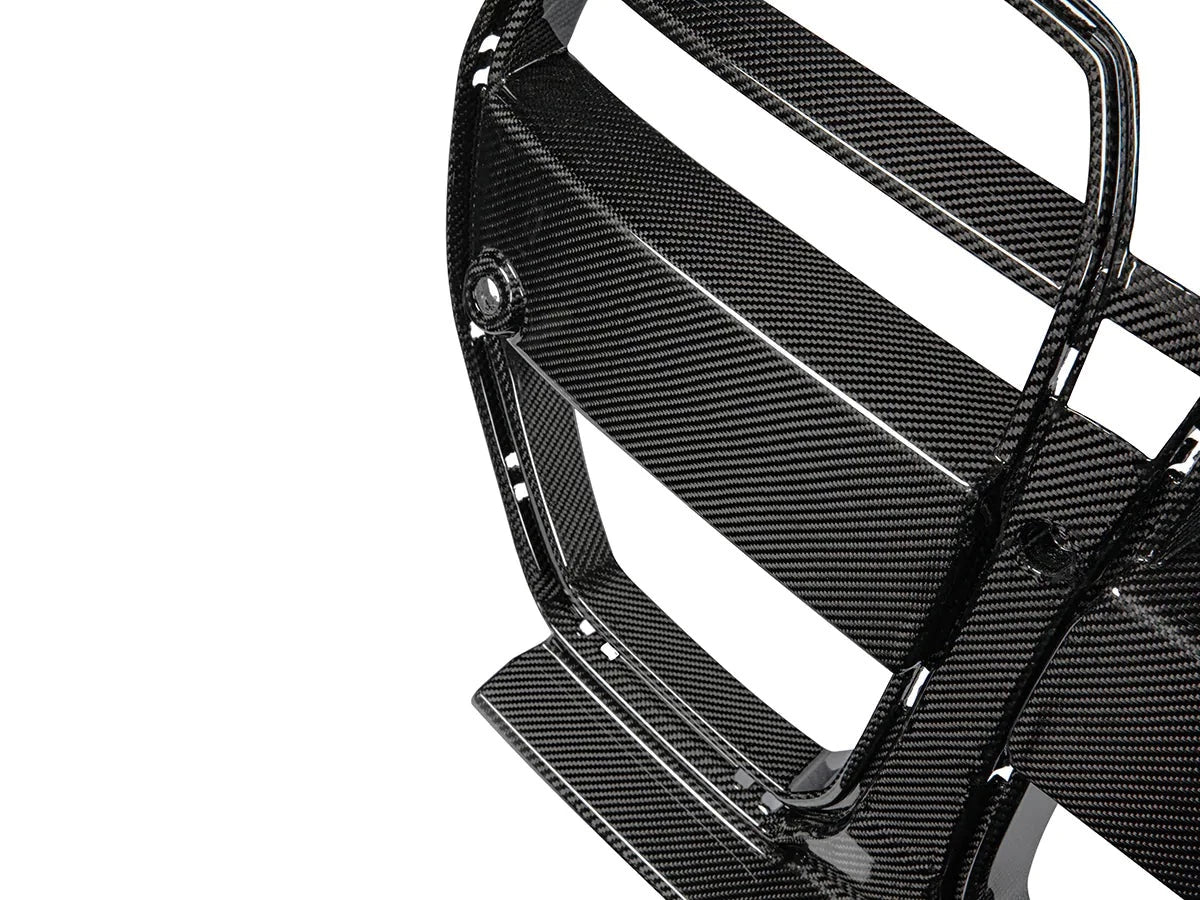 Autotecknic Dry Carbon Motorsport V2 Front Grille - G80 M3 G82 G83 M4-Exterior-Silicon Valley Bimmer