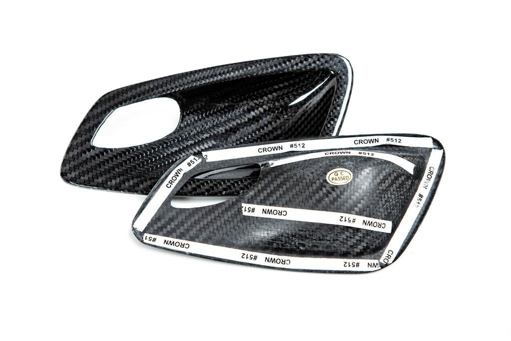 Autotecknic E9X M3 / 3-Series Dry Carbon Interior Door Handle Trim Set-Interior-Silicon Valley Bimmer