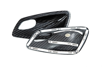 Autotecknic E9X M3 / 3-Series Dry Carbon Interior Door Handle Trim Set-Interior-Silicon Valley Bimmer