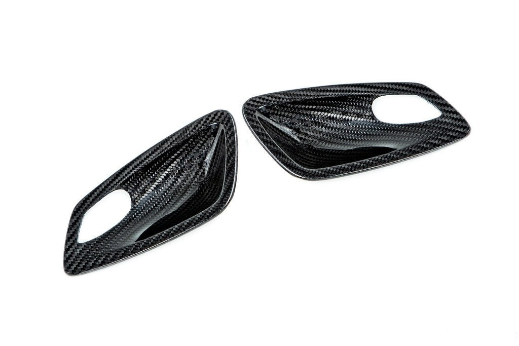 Autotecknic E9X M3 / 3-Series Dry Carbon Interior Door Handle Trim Set-Interior-Silicon Valley Bimmer