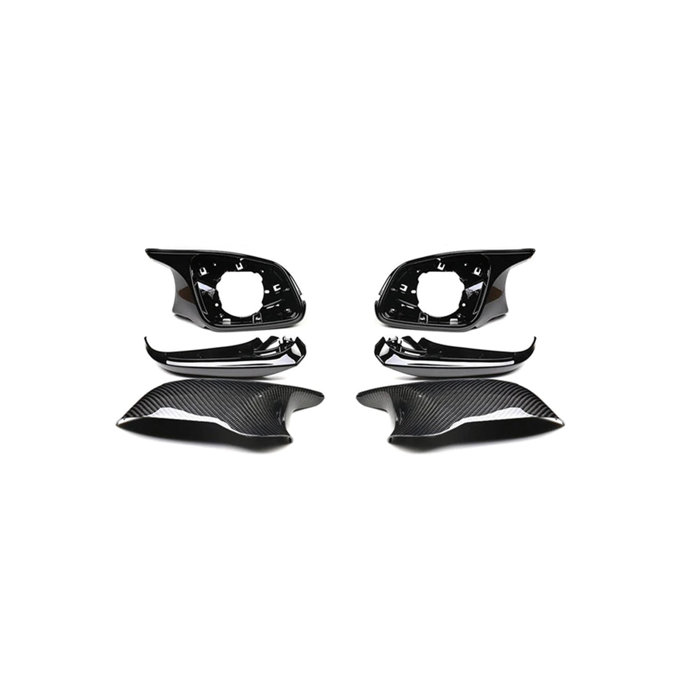 Autotecknic Version Iii M-Inspired Dry Carbon Mirror Housing Kit - F22 2-Series | F30 3-Series | F32 4-Series | F87 M2-Exterior-Silicon Valley Bimmer