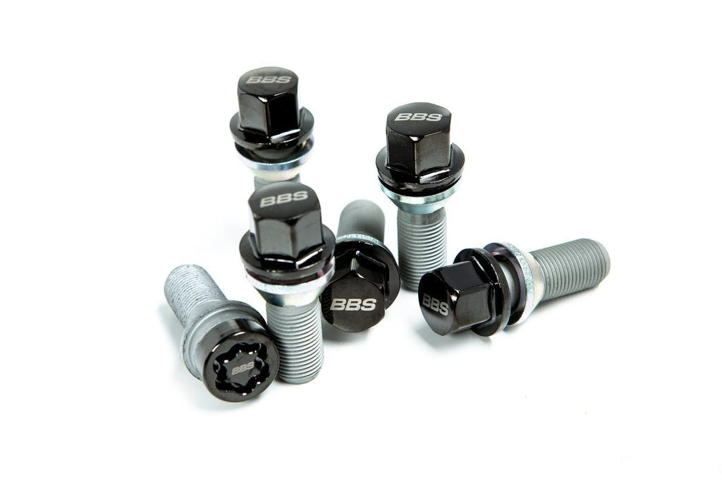 BBS M14x1.25 Locking Wheel Bolt Set - Black Chrome-Wheels-Silicon Valley Bimmer