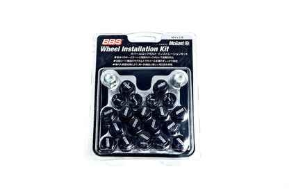 BBS M14x1.25 Locking Wheel Bolt Set - Black Chrome-Wheels-Silicon Valley Bimmer
