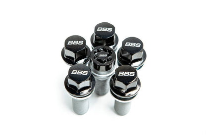 BBS M14x1.25 Locking Wheel Bolt Set - Black Chrome-Wheels-Silicon Valley Bimmer