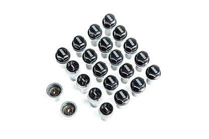 BBS M14x1.25 Locking Wheel Bolt Set - Black Chrome-Wheels-Silicon Valley Bimmer