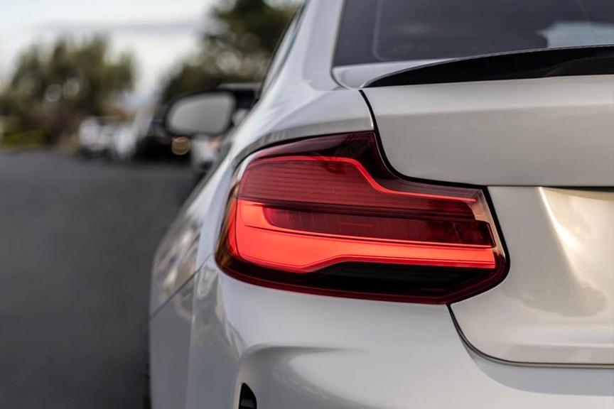 BMW 2 Series M2 Competition 2018-2020 (F22/F87 LCI) Lite Taillight Overlay Kit-Exterior-Silicon Valley Bimmer