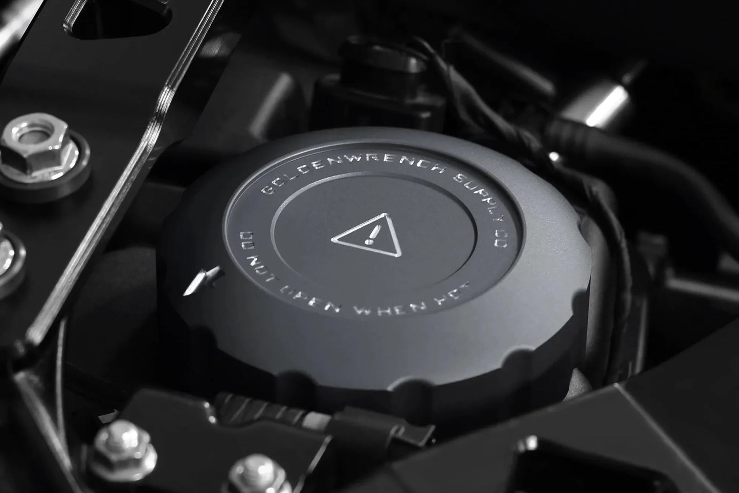 BMW 2021+ S58 Engine BLACKLINE Performance Cap Set (Oil Cap / Coolant Caps)-Exterior-Silicon Valley Bimmer