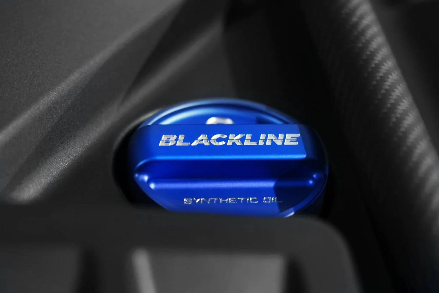 BMW 2021+ S58 Engine BLACKLINE Performance Motorsport BLUE Cap Set (Oil Cap / Coolant Caps)-Exterior-Silicon Valley Bimmer
