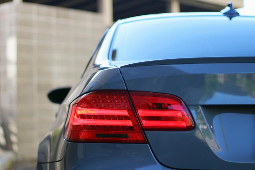 BMW 3 Series M3 2011-2013 (E92/E93 LCI) Blackline Taillight Overlay Kit-Exterior-Silicon Valley Bimmer