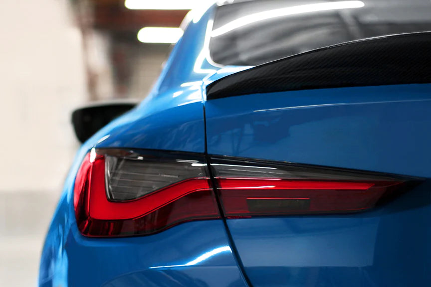 BMW 4 Series M4 Competition 2021+ (G22/G82 Pre LCI) BLACKLINE Tail Light Overlay Kit-Exterior-Silicon Valley Bimmer