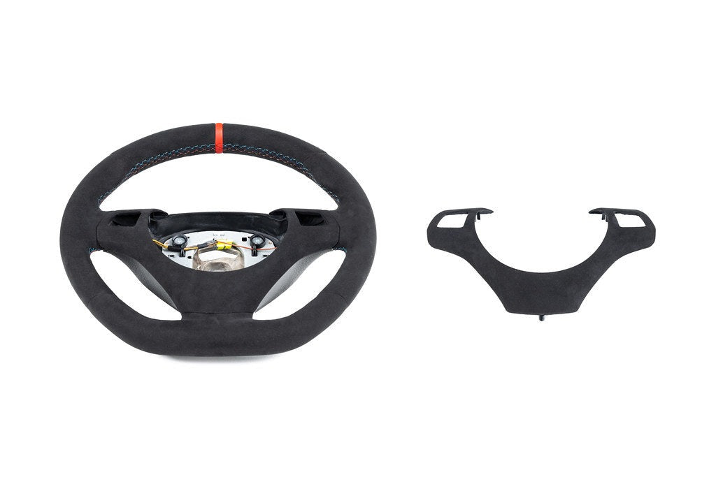 BMW E9X M3 / E82 1M Alcantara Steering Wheel Trim-Interior-Silicon Valley Bimmer