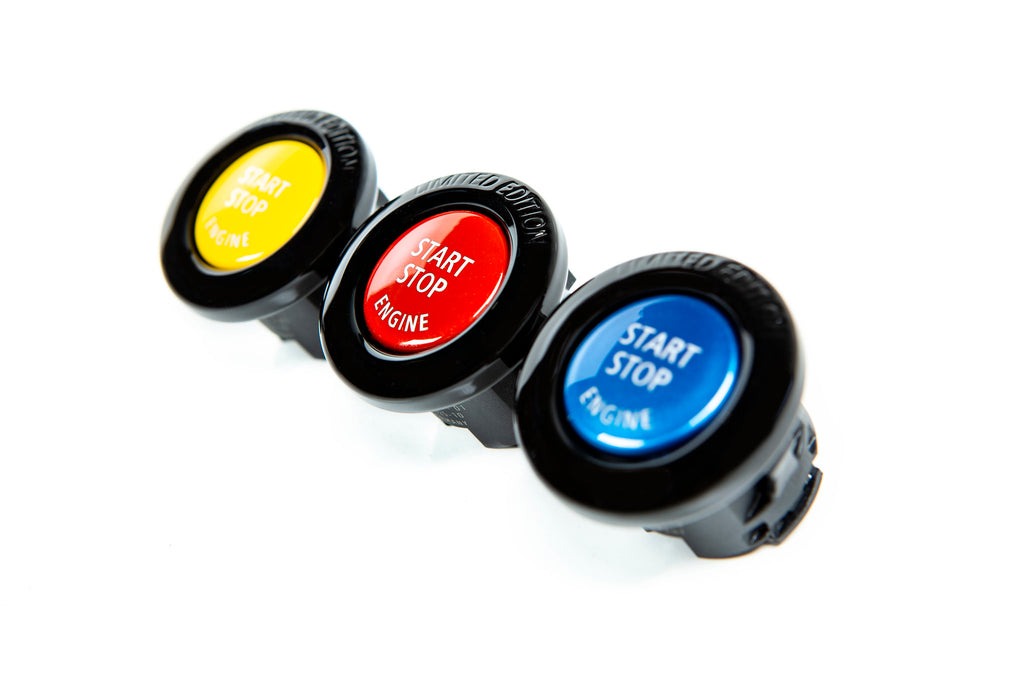 BMW E9X M3 Limited Edition Gloss Black Ignition Switch + IND Start / Stop Button-Interior-Silicon Valley Bimmer