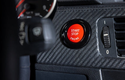 BMW E9X M3 Limited Edition Gloss Black Ignition Switch + IND Start / Stop Button-Interior-Silicon Valley Bimmer