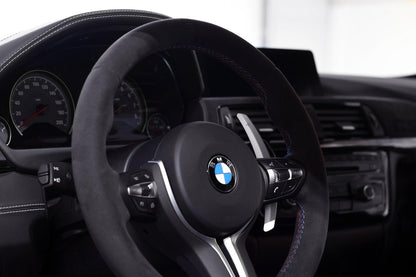 BMW F Chassis Blackline Spec Billet Paddle Shifter Set - Black-Interior-Silicon Valley Bimmer